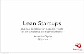 Lean Startups