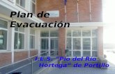 Plan de Evacuación I.E.S. Pío del Río Hortega de Portillo.