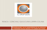 RENCA- CONCHALI-QUILICURA-LAMPA-COLINA Contribuyendo con la sostenibilidad de las empresas, el bienestar de sus vecinos y el cuidado de la zona.
