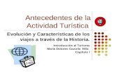 Cap I Antecedentes De La Actividad TuríStica