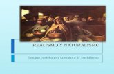 REALISMO Y NATURALISMO Lengua castellana y Literatura 2º Bachillerato.