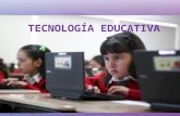 TECNOLOGÍA EDUCATIVA. LA TECNOLOGÍA EDUCATIVA. Es el resultado de las prácticas de diferentes concepciones y teorías educativas para la resolución de.