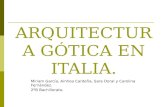 U9. arte gótico (v) arquitectura gótica en italia y países bajos