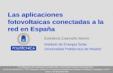 El mercado de las aplicaciones fotovoltaicas conectadas a la red en España