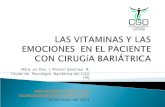 Mtra. en Psic. I. Miriam Sánchez R. Titular de Psicología Bariátrica del CGO HSJ  msanchez@obesidad-sanjavier.com 16 de mayo.
