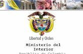 Ministerio del Interior República de Colombia. INFORME DE LA REVISION POR LA DIRECCIÓN Oficina Asesora de Planeación Marzo 2012.