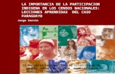 LA IMPORTANCIA DE LA PARTICIPACION INDIGENA EN LOS CENSOS NACIONALES: LECCIONES APRENDIDAS DEL CASO PARAGUAYO Jorge Servín IX ENCUENTRO INTERNACIONAL DE.