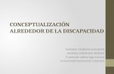 CONCEPTUALIZACIÓN ALREDEDOR DE LA DISCAPACIDAD MARISOL MORENO ANGARITA ANDREA CÁRDENAS JIMÉNEZ Fundación Saldarriaga Concha Universidad Nacional de Colombia.