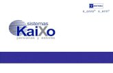 Sistemas kaixo, S.L. Empresa especializada en fabricación, distribución e instalación de sistemas de protección solar con más de 30 años de experiencia.