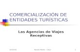 18-03-03Ramón Martín - CEtur1 COMERCIALIZACIÓN DE ENTIDADES TURÍSTICAS Las Agencias de Viajes Receptivas.