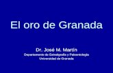 El oro de Granada Dr. José M. Martín Departamento de Estratigrafía y Paleontología Universidad de Granada.