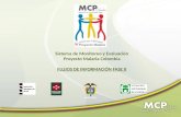 Sistema de Monitoreo y Evaluación Proyecto Malaria Colombia FLUJOS DE INFORMACIÓN FASE II.