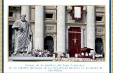 Frases de la homilía del Papa Francisco en la solemne apertura de su ministerio petrino en la plaza de San Pedro.
