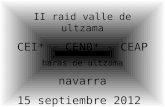 II raid valle de ultzama CEI* - CEN0* - CEAP haras de ultzama navarra 15 septiembre 2012.
