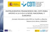Instrumentos Financieros del CDTI para Apoyo a la I+D+i A Nivel Nacional y Europeo
