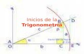 Inicios de la Trigonometría David García Yagüe 4º ESO.