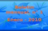 Boletín mensual, n° 1 Enero - 2010 Salita de hematología clínica del Instituto de Salud del Niño.