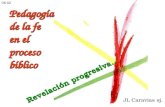 Pedagogía de la fe en el procesobíblico JL Caravias sj. Revelación progresiva… 06-02.
