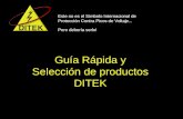 Este no es el Símbolo Internacional de Protección Contra Picos de Voltaje... Pero debería serlo! Guía Rápida y Selección de productos DITEK.