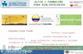 1 23-03-07 1 Alejandro Uribe Tirado Profesor-Investigador Escuela Interamericana de Bibliotecología Grupo Información, Conocimiento y Sociedad (Categoría.
