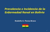 Prevalencia e Incidencia de la Enfermedad Renal en Bolivia Rodolfo X. Flores Bravo 1.