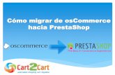 Cómo migrar de osCommerce a PrestaShop