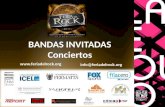 Programa de conciertos Feria del Rock, más y mejores bandas