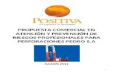PROPUESTA COMERCIAL EN ATENCIÓN Y PREVENCIÓN DE RIESGOS PROFESIONALES PARA PERFORACIONES PEDRO S.A JULIODE 2011 1.