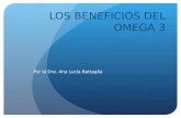 Los beneficios del omega 3