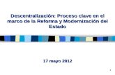 Ponencia descentralización 17 mayo 2012