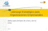 Liderazgo Estratégico para Organizaciones Empresariales Aplica para tiempos de crisis y de no crisis 05/06/20141.
