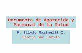 Documento de Aparecida y Pastoral de la Salud P. Silvio Marinelli Z. Centro San Camilo.