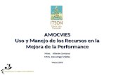 Tecnologías para el Alto Desempeño Organizacional y Social AMOCVIES Uso y Manejo de los Recursos en la Mejora de la Performance Mtro. Alberto Santana.
