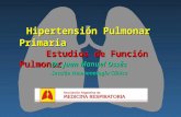 Hipertensión Pulmonar Primaria Estudios de Función Pulmonar Estudios de Función Pulmonar Dr. Juan Manuel Ossés Sección Neumonología Clínica Sección Neumonología.