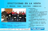 EFECTIVIDAD EN LA VENTA DISERTANTE: Aldo Alonso Licenciado en comercialización Universidad Argentina de la Empresa Posgraduado en Marketing Estratégico.