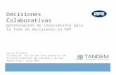 Gastón Francese Jornadas de Gestión del Conocimiento en E&P Instituto Argentino del Petróleo y del Gas Buenos Aires, Junio 2008 Decisiones Colaborativas.