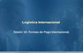 1 Logística Internacional Sesión 18. Formas de Pago Internacional.