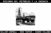 RÉGIMEN DEL PETRÓLEO Y LA ENERGÍA WILLIAM CAMPBELL : OMAR TAUPIER : SANDRO VILLANES.