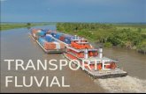 consiste en el traslado de productos o pasajeros de un lugar a otro a través de ríos con una profundidad adecuada.