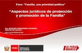 Rosario Fernandez - Aspectos jurídicos de protección y promoción de la familia