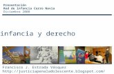 Presentacion Infancia y Derecho en Encuentro por los 10 años de la Red de Infancia de Cerro Navia