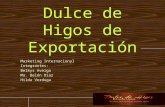 Dulce de Higos de Exportación Marketing Internacional Integrantes: Belkys Aveiga Ma. Belén Díaz Hilda Verduga.