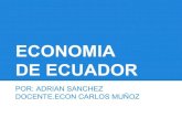 Economia en ecuador por adrian sanz