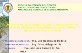 PROYECTO DE GRADO POR : Ing. Leo Rodríguez Badillo DIRECCIÓN DE PROYECTO: Ing. Oliva Atiaga M. Sc. OPONENTE: Ing. José Luis Carrera M. Sc. 2013 ESCUELA.