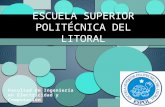 Facultad de Ingeniería en Electricidad y Computación ESCUELA SUPERIOR POLITÉCNICA DEL LITORAL.