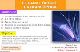 8.1 El canal óptico:  la fibra óptica