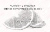 Nutrición y dietética Hábitos alimenticios saludables Por: Julian Alexander Bedoya Escobar.