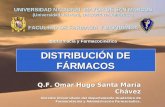 DISTRIBUCIÓN DE FÁRMACOS UNIVERSIDAD NACIONAL MAYOR DE SAN MARCOS (Universidad del Perú, DECANA DE AMÉRICA) FACULTAD DE FARMACIA Y BIOQUÍMICA Q.F. Omar.