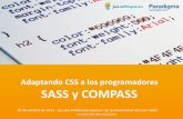 Adaptando CSS a los programadores: SASS y Compass