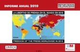 Informe anual 2010 Reporteros sin Fronteras